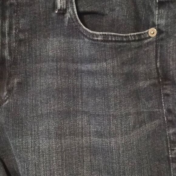 FRAME Denim 34x30 L'Homme Straight Distressed Jeans in Dark Indigo Mens 34 | EUC - Picture 3 of 4